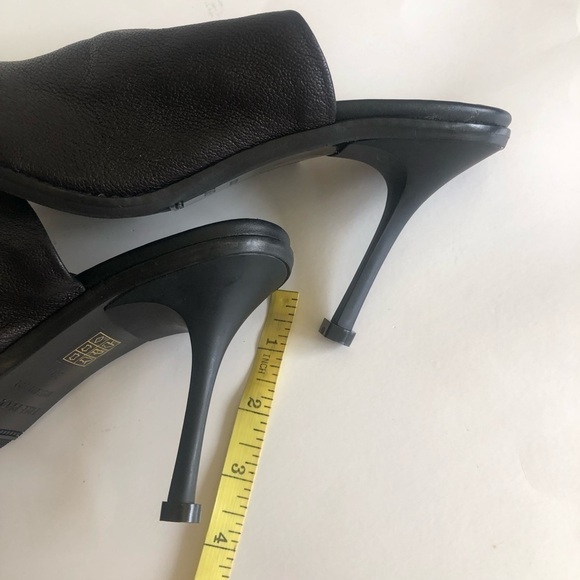 Free People Women’s Leila Stiletto Heeled Slouch Leather Mule Size 39/9 - Picture 12 of 13